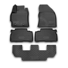 Omac Tapis De Sol Pour Toyota Verso 2013-2018 Sur Mesure En Caoutchouc Noir