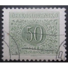 Tchecoslovaquie Taxe N°95 Dentelé 11,5 X 11 Oblitéré