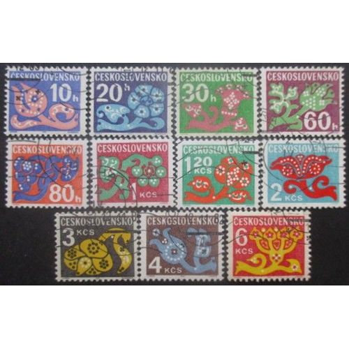 Tchecoslovaquie Taxe Série N°103 Au 113 Oblitérés
