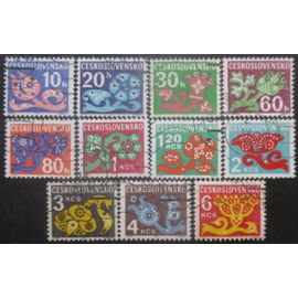 Tchecoslovaquie Taxe Série N°103 Au 113 Oblitérés