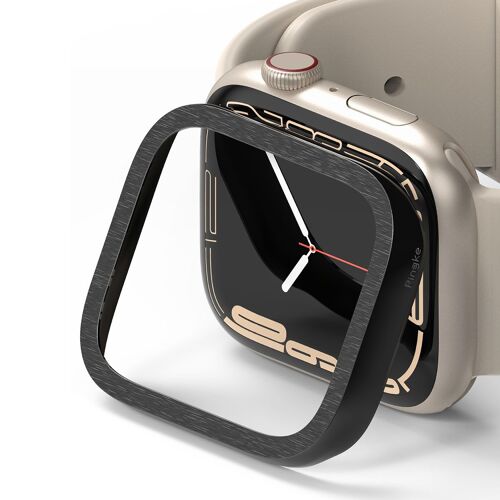 Ringke Style De Lunette Watch 7 / 8 / 9 41 Mm Hairline Plain Silver
