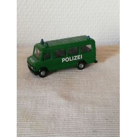 Camion Mercedes 507d Polizei Ho 1/87 (Made In Germany)-Praliné