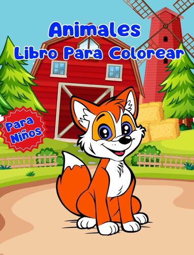 Libro Para Colorear De Animales Para Niños