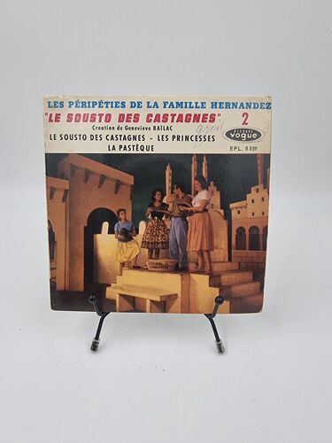 Vinyle 45 Tours Le Sousto Des Castagnes 2 (Les Péripéties De La Familles Hernandez) Avec Fourreau