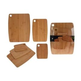 Planche À Découper - Atc - Set De 3 - Bambou - Dimensions Variées - Marron