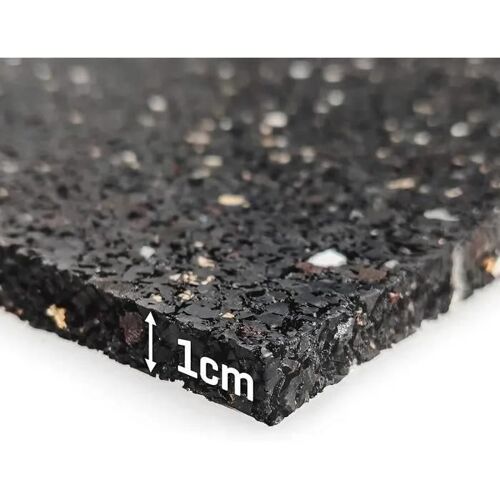 Tapis Anti Vibration Sillar -60x60cm - 1cm- Pour Machine à Laver, Dalle Caoutchouc Isonorisant&isolant, Idéal Sèche-Linge