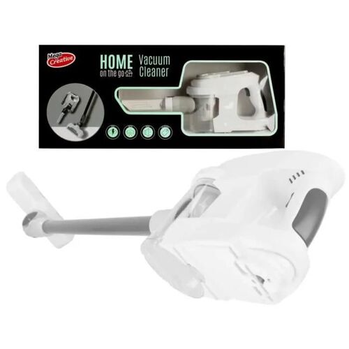 Aspirateur de poche portable - Mega Creative - Blanc et noir - Sons réalistes - Embouts interchangeables