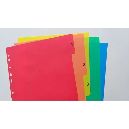Intercalaire - Unbekannt - 7708095pl-99 - Polypropylène 120m - A4 - 5 Intercalaires