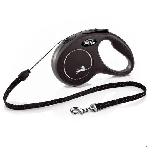 Flexi New Classique Cordon M 8m Noir