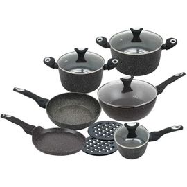 Zestaw 12 Elem. Garnków Granitowych Klausberg Kb-7201