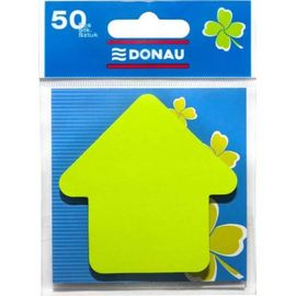 Note Adhesive Donau - 7560001pl-16 - Bloc Autocollant, 1x50 Cartes, Flèche, Pendentif, Vert