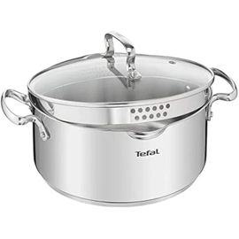 Casserole - Tefal - Duetto+ G7194655 - Inoxidable - Compatible Tous Feux - 24 Cm