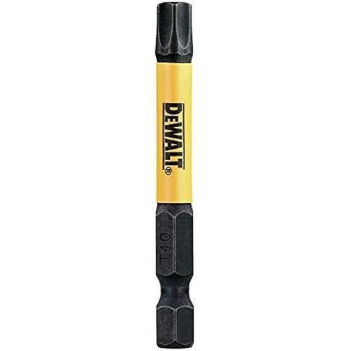 Embouts De Vissage - Dewalt - T40 Extreme Impact - 50 Mm - Lot De 5 - Acier Argenté