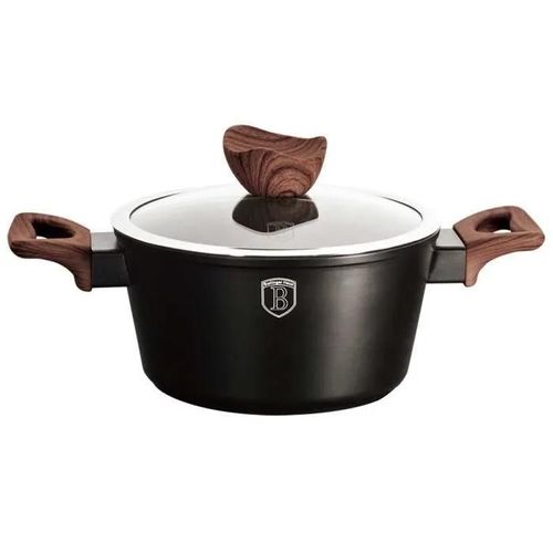 Faitout - Berlinger - 20cm - Antiadhésif Triple Granit - Aluminium Moulé Sous Pression