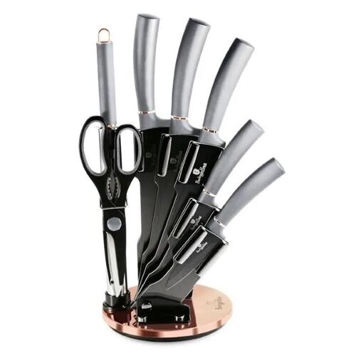 Berlingerhaus Set De Couteaux Sur Pied 8 Pcs Moonlight Edition Bh-2566