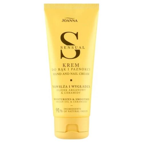 Crème Mains & Ongles - Joanna - Sensual - Huile D'argan - Céramides - 100 G 