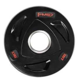 Disque De Musculation - Hms - Tox02 - Acier Robuste - Caoutchouc Facile À Nettoyer - 2,5 Kg