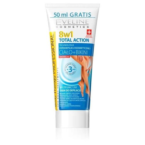 Eveline Cosmetics 8w1 Total Action Crème Dépilatoire Multifonctionnelle, 200ml 