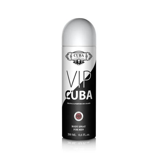 Déodorant Spray - Cuba - Vip For Men - 200ml - Parfum Frais - Pour Hommes Élégants 
