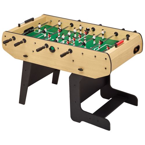 Baby-foot pliable - Barres télescopiques - Robuste - 2 à 4 joueurs - 3 Balles liège inclues