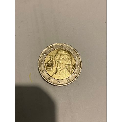 Piece 2 Euros 2002 Reine D Autriche Rare 
