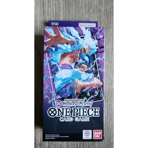 Deck Pour Débutant One Piecest26 ( Violet/Noir) , Monkey D.Luffy , Version Française