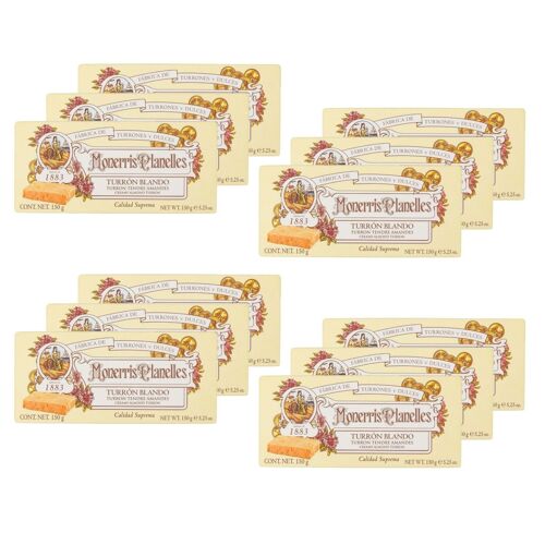 Lot 12x Touron Blando - Paquet 150g