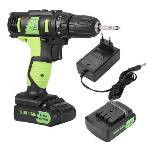Perceuse-visseuse electrique sans fil rechargeable 16,8 V, outil portatif, prise UE 100-240 V