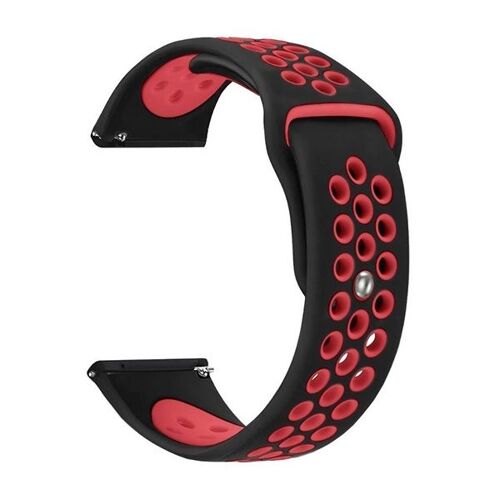 Bracelet Sportystyle Phonecare Pour Garmin Forerunner 970 - Noir Rouge