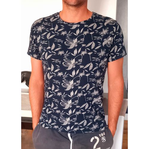 T-Shirt Kiabi Bleu Marine