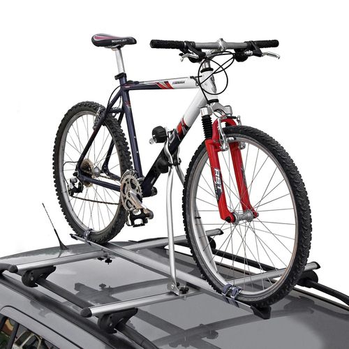 Menabo Porte-Vélo De Toit Huggy Pour 1 Vélo 15kg En Acier Argent Tuv