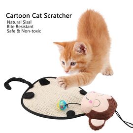 Hjlian Jouet Griffoir Pour Chat Et Chaton, Dessin Anime, Arbre A Chat, Griffes, Tapis, Jouet Interactif, Singe