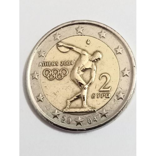 2 Euros Jo 2004 Jeux D'Été D'Athènes. Grèce. Eypo.