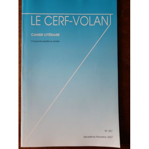Le Cerf Volant - Cahier Littéraire N° 207
