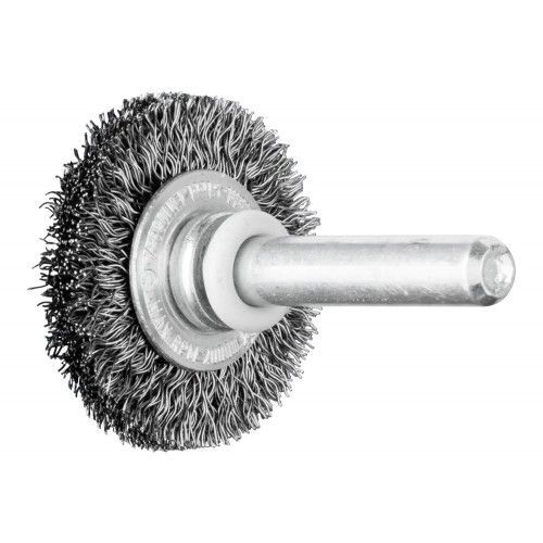 Brosse plate non torsadée sur tige en acier ST - par 10 - 30x6 PFERD