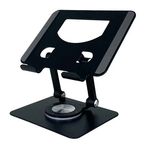 Support de tablette pliable réglable pour iPad,support de téléphone en aluminium,rotation à 360 °,compatible avec iPad Pro,Air,Mini - Type 2028-black