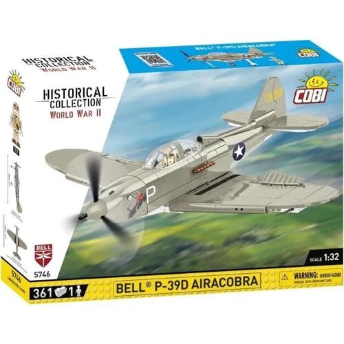 Maquette - COBI - BELL P-39D AIRACOBRA - Plastique - À monter soi-même - Pour enfants à partir de 8 ans