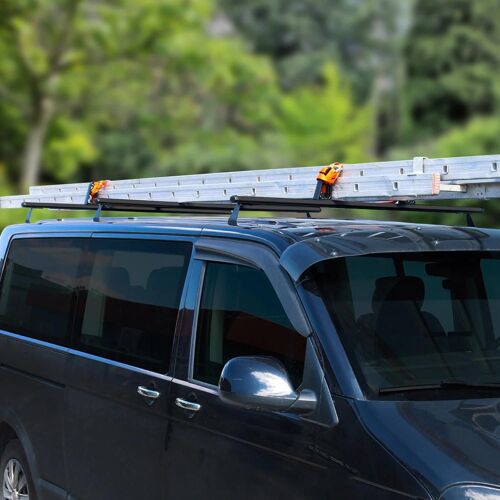 Barres De Toit 3pcs + Kit De Supports D'échelle Pour Vw T7 Multivan 2021-2024