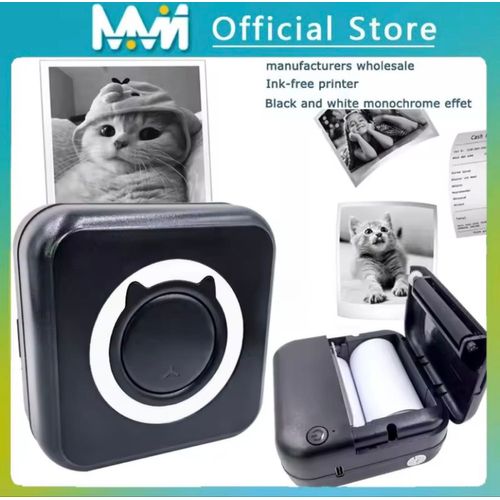 Mini imprimante photo portable - sans encre, Bluetooth