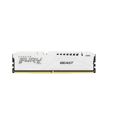 Kingston FURY Beast - DDR5 - module - 16 Go - DIMM 288 broches - 5600 MT/s / PC5-44800 - CL36 - 1.25 V - mémoire sans tampon - on-die ECC - blanc