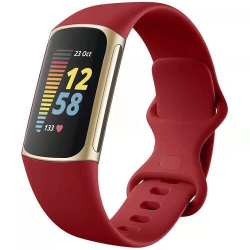 Imoshion Bracelet Silicone Fitbit Charge 5 / 6 S Rouge