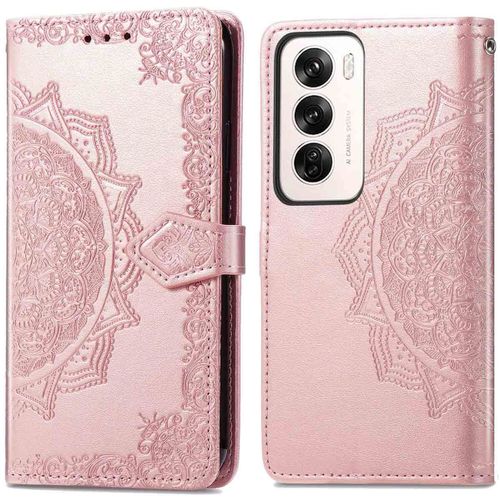Imoshion Etui De Téléphone Portefeuille Mandala Oppo Reno 12 Pro Rose Dorée