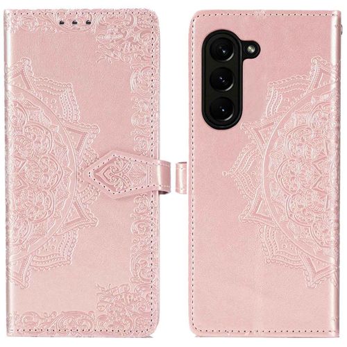 Imoshion Etui De Téléphone Portefeuille Mandala Samsung Galaxy Fold 6 Rose Dorée