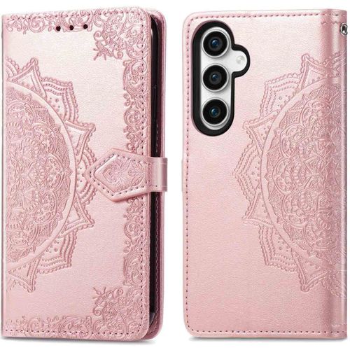 Imoshion Etui De Téléphone Portefeuille Mandala Samsung Galaxy S23 Fe Rose Dorée