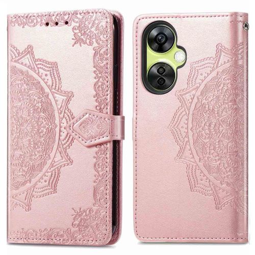 Imoshion Etui De Téléphone Portefeuille Mandala Oneplus Nord Ce 3 Lite Rose Dorée