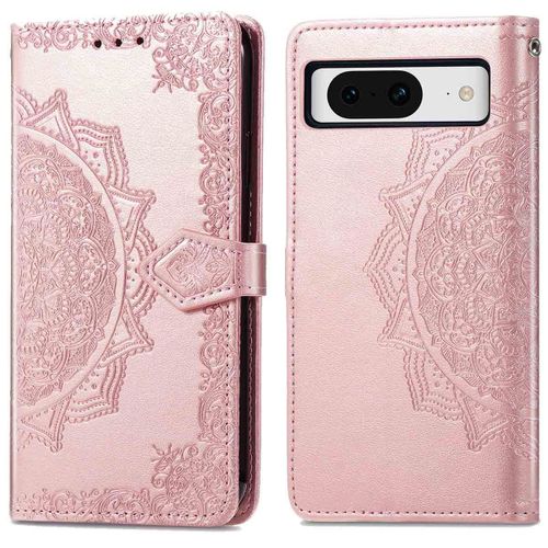 Imoshion Etui De Téléphone Portefeuille Mandala Google Pixel 8 Rose Dorée