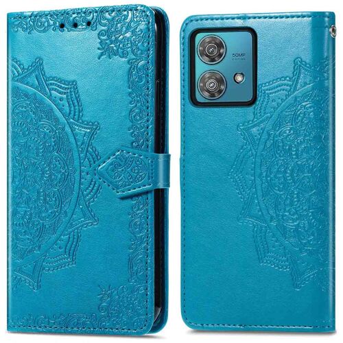 Imoshion Etui De Tã©Lã©Phone Portefeuille Mandala Motorola Moto G84 Turquoise