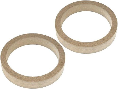 2 Adaptateurs Hp Universels 165mm Diametre 176mm Epaisseur 30mm Bois Mdf Impregnesvernis - Adn-Enb