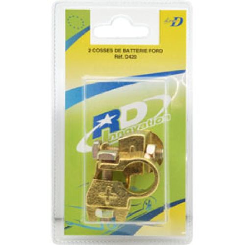 2 Cosses Batterie Compatible Avec Ford