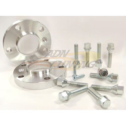 2 Elargisseurs De Voies - 5x120 Compatible Avec Bmw - 20mm Avec Visserie Portee Conique